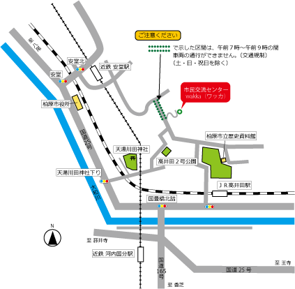 市民交流センター地図 市民交流センター地図