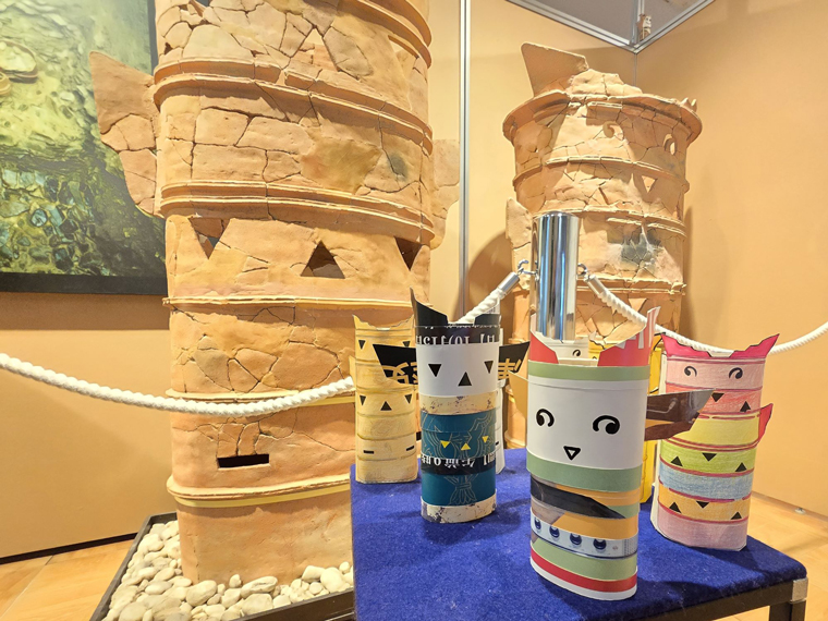 紙でだえんとう埴輪をつくろう