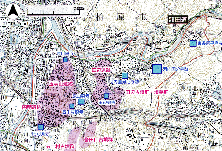 田辺周辺の遺跡