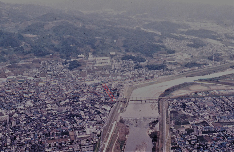 河内大橋の推定地