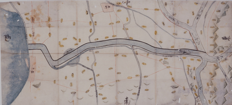 川違新川図（中家文書）